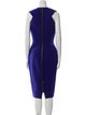 Victoria Beckham Wool Midi Length Dress