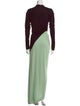 Victoria Beckham V-Neck Long Dress