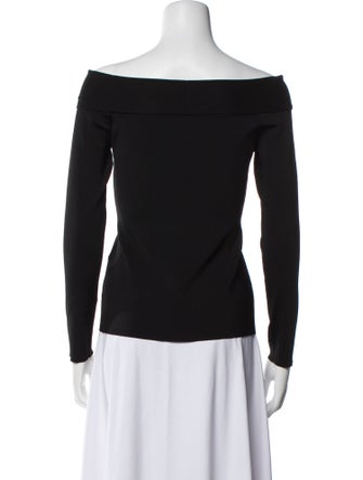 Victoria Beckham Bateau Neckline Sweater