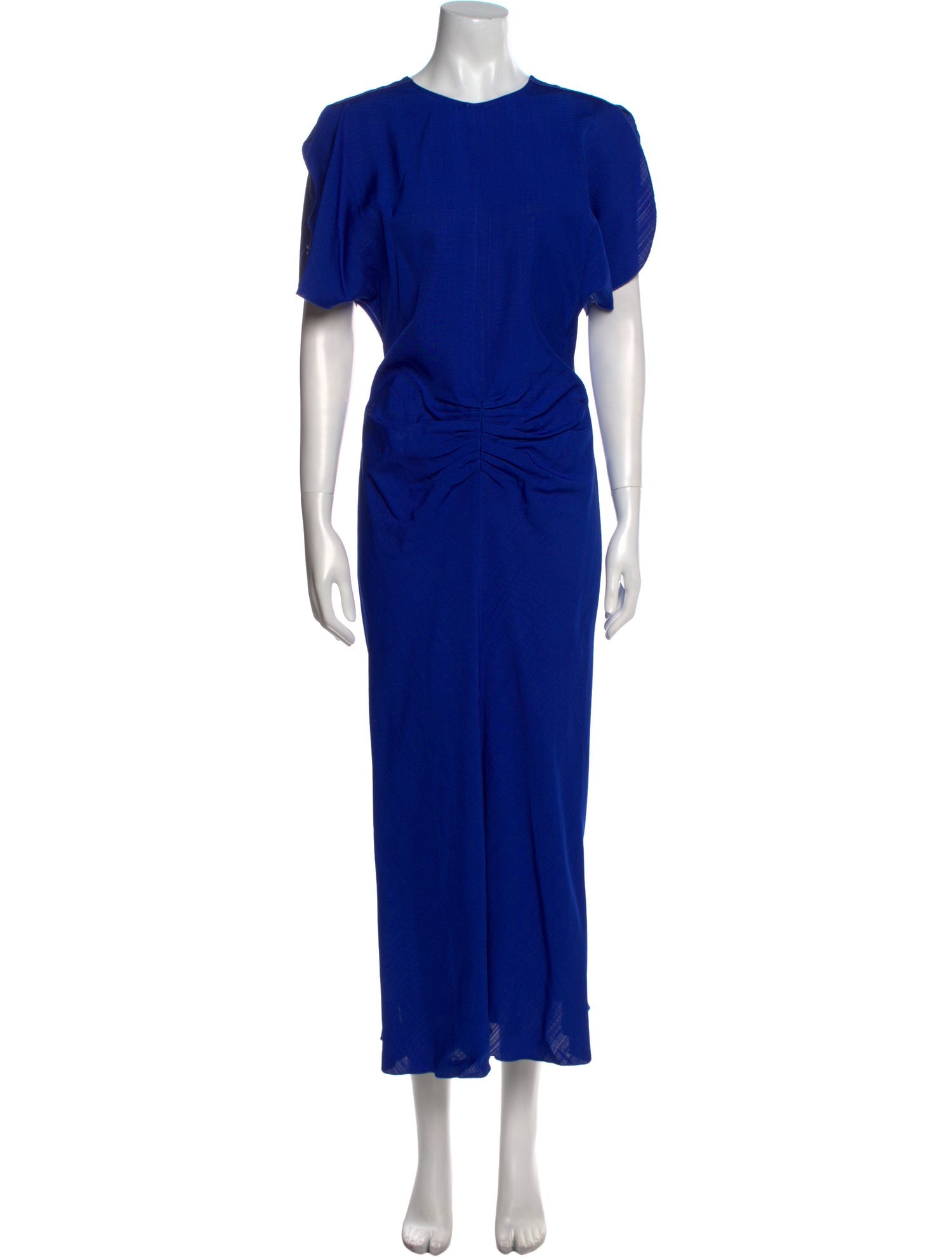 Victoria Beckham Crew Neck Long Dress