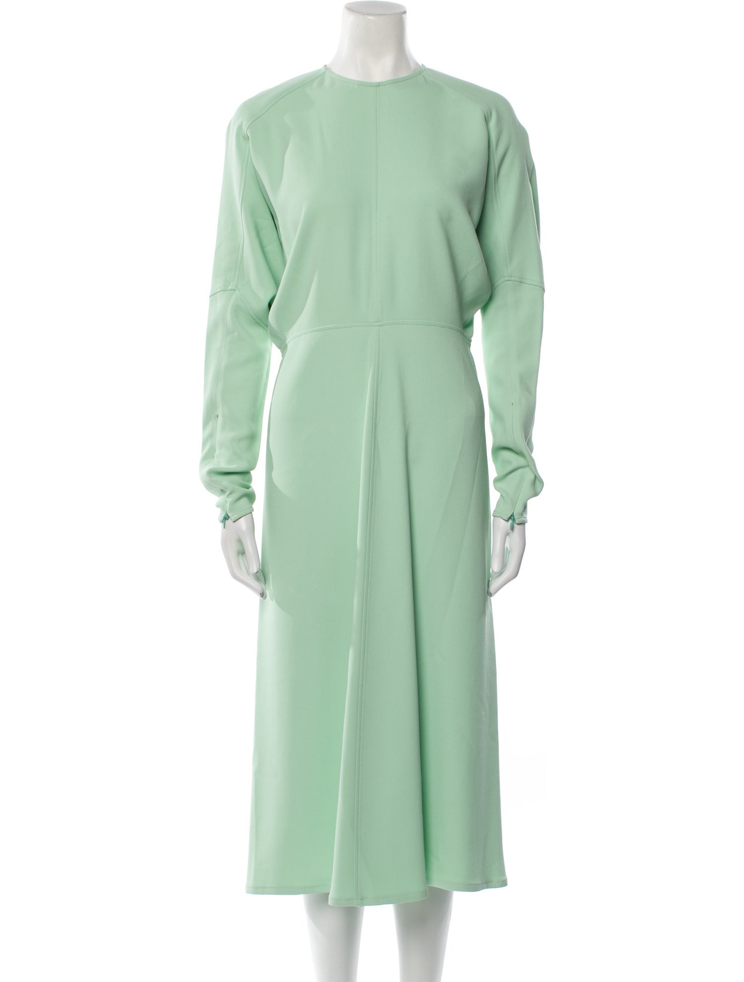 Victoria Beckham Crew Neck Long Dress