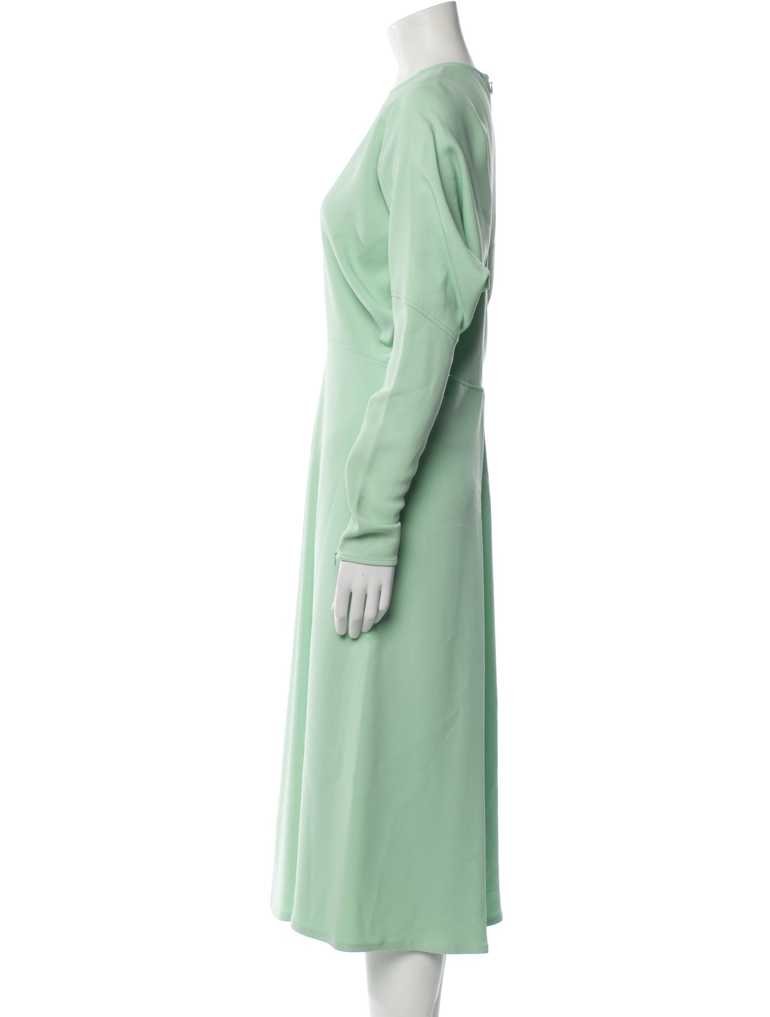 Victoria Beckham Crew Neck Long Dress
