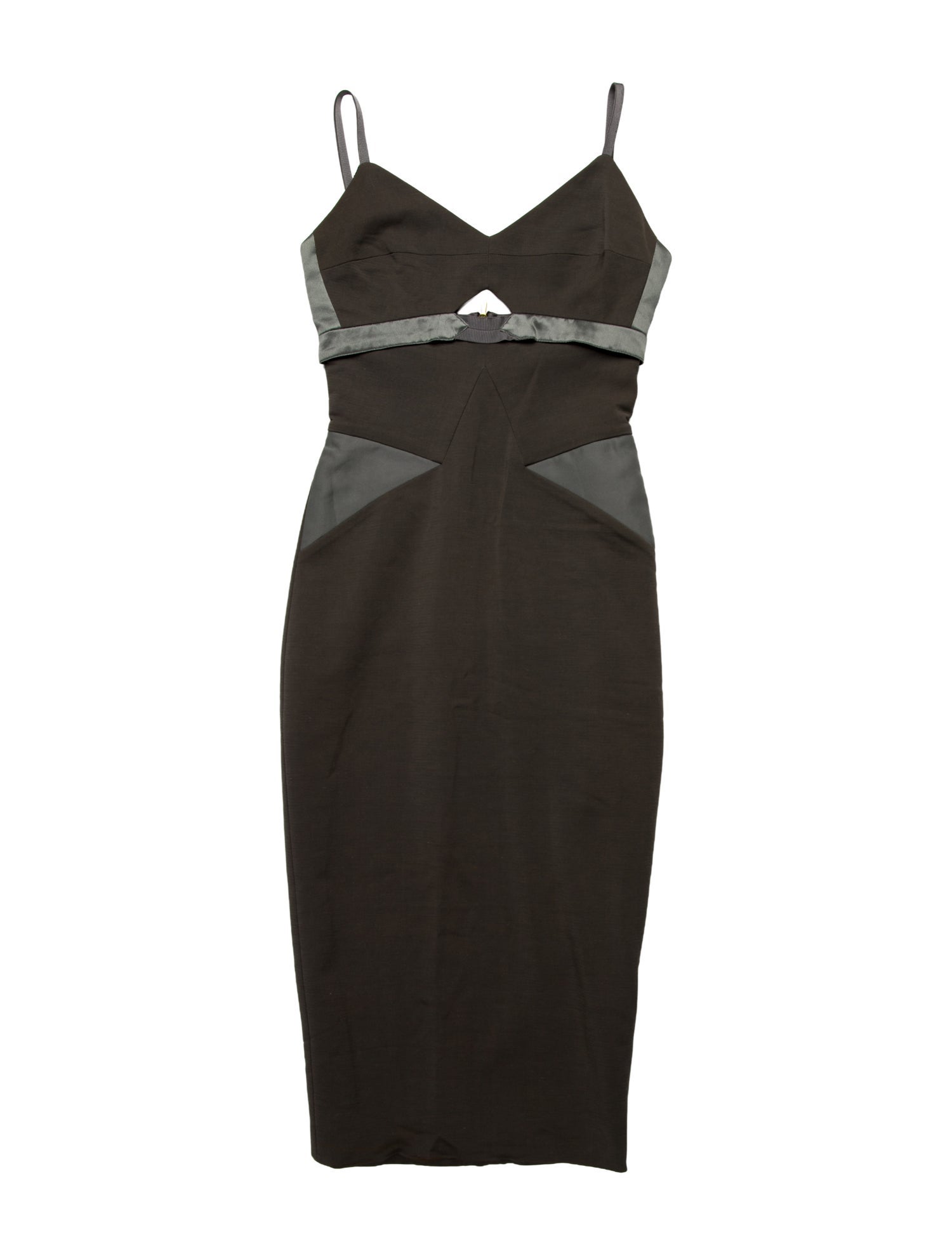 Victoria Beckham V-Neck Knee-Length Dress