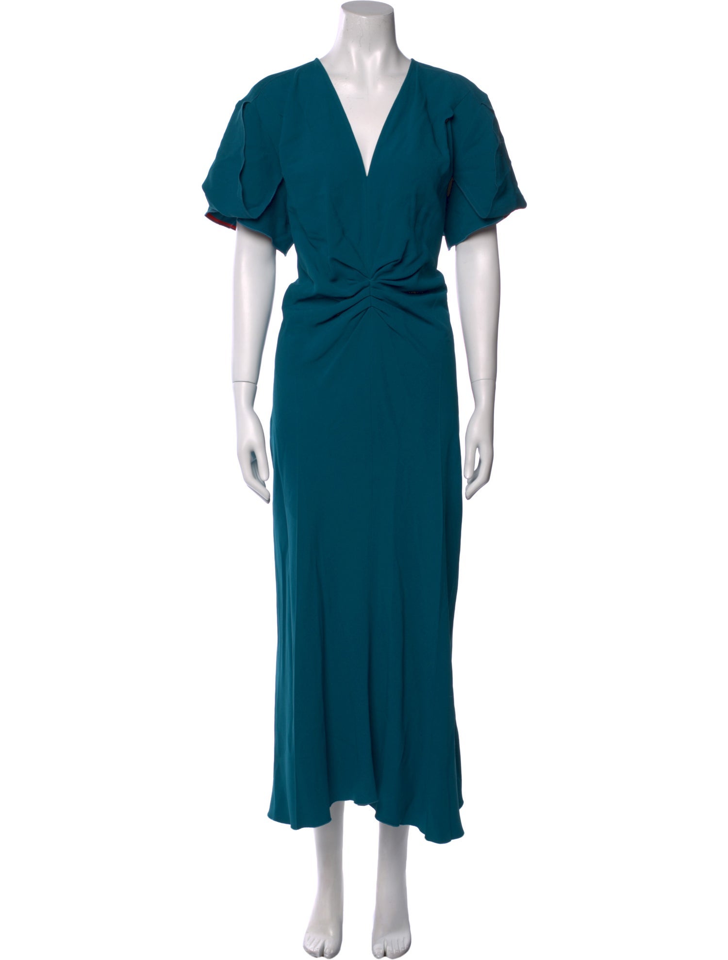Victoria Beckham V-Neck Long Dress w/ Tags