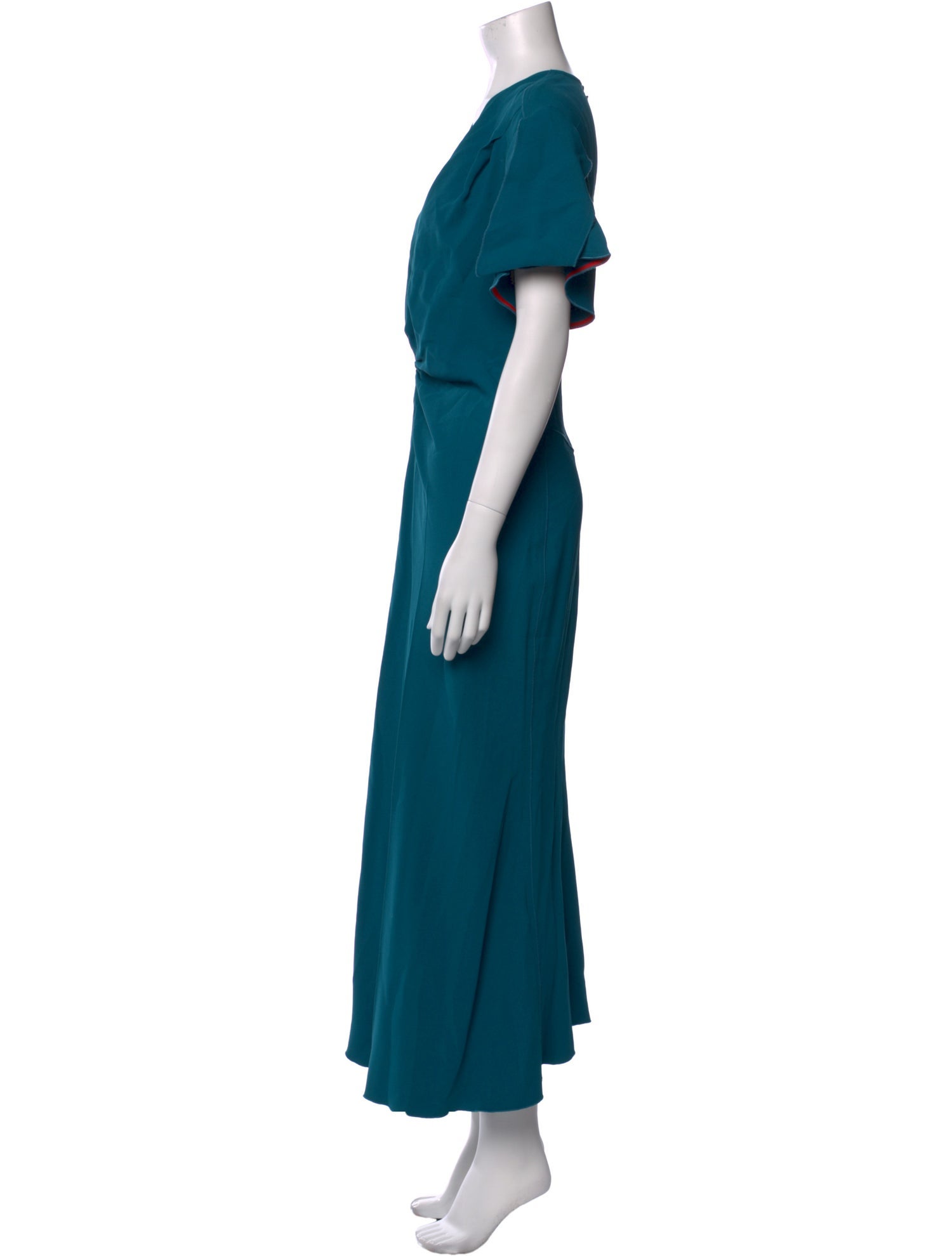 Victoria Beckham V-Neck Long Dress w/ Tags