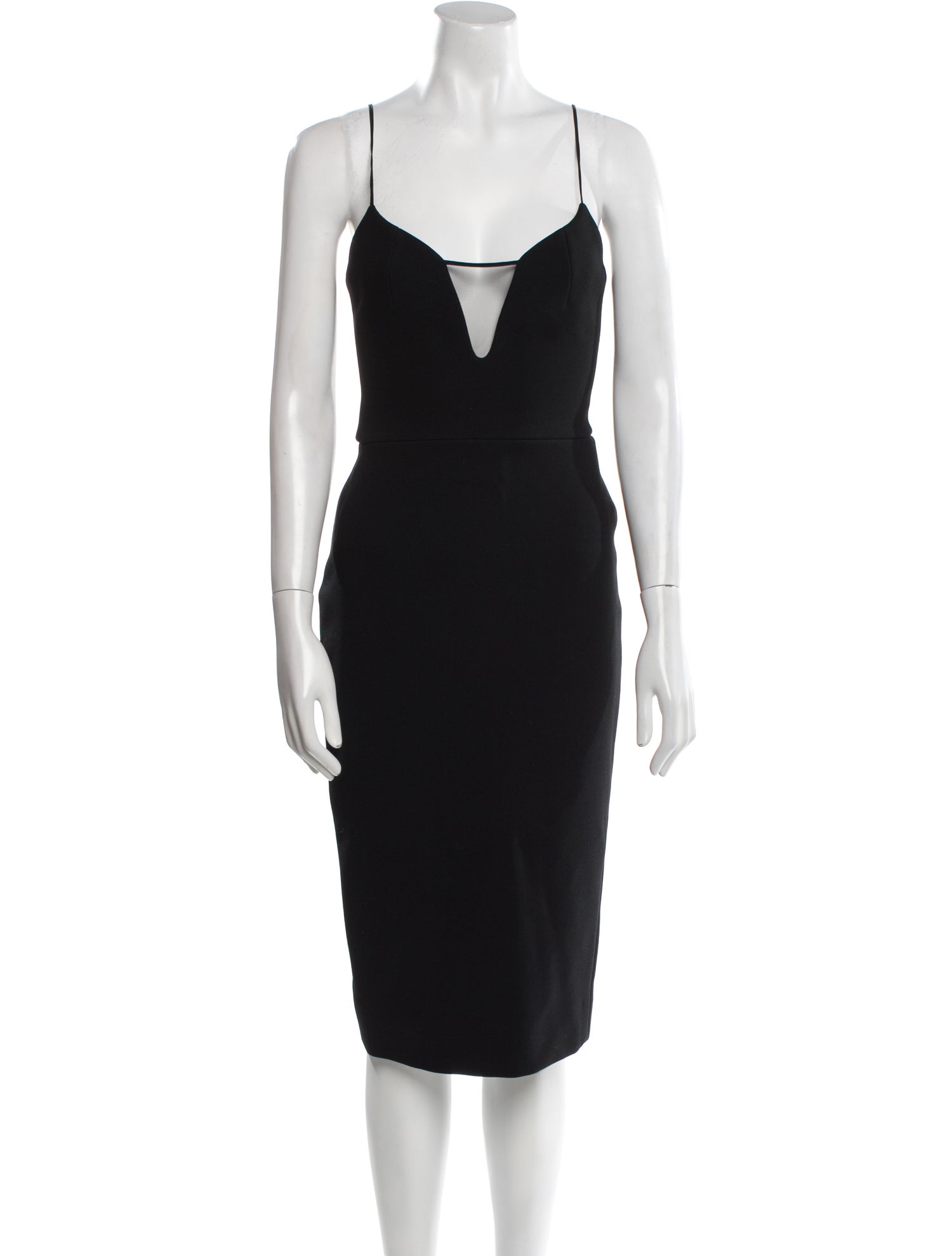 Victoria Beckham V-Neck Knee-Length Dress