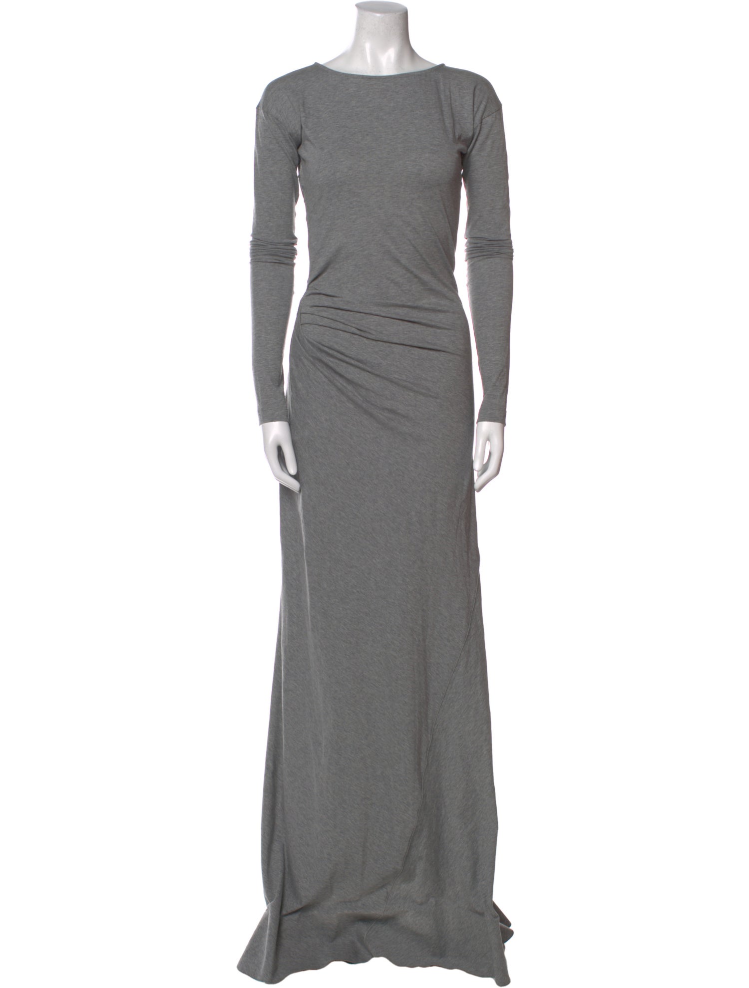Victoria Beckham Bateau Neckline Long Dress