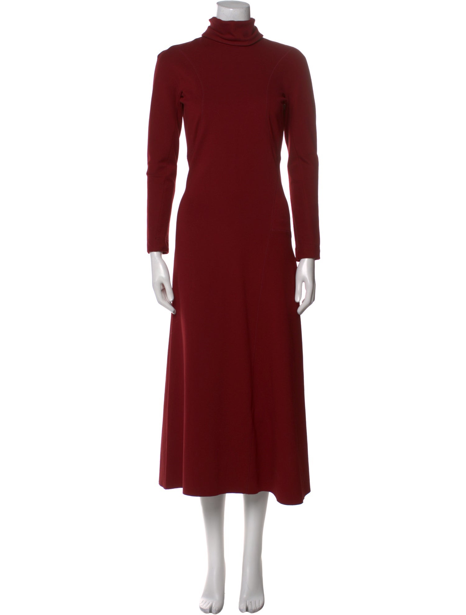 Victoria Beckham Turtleneck Long Dress
