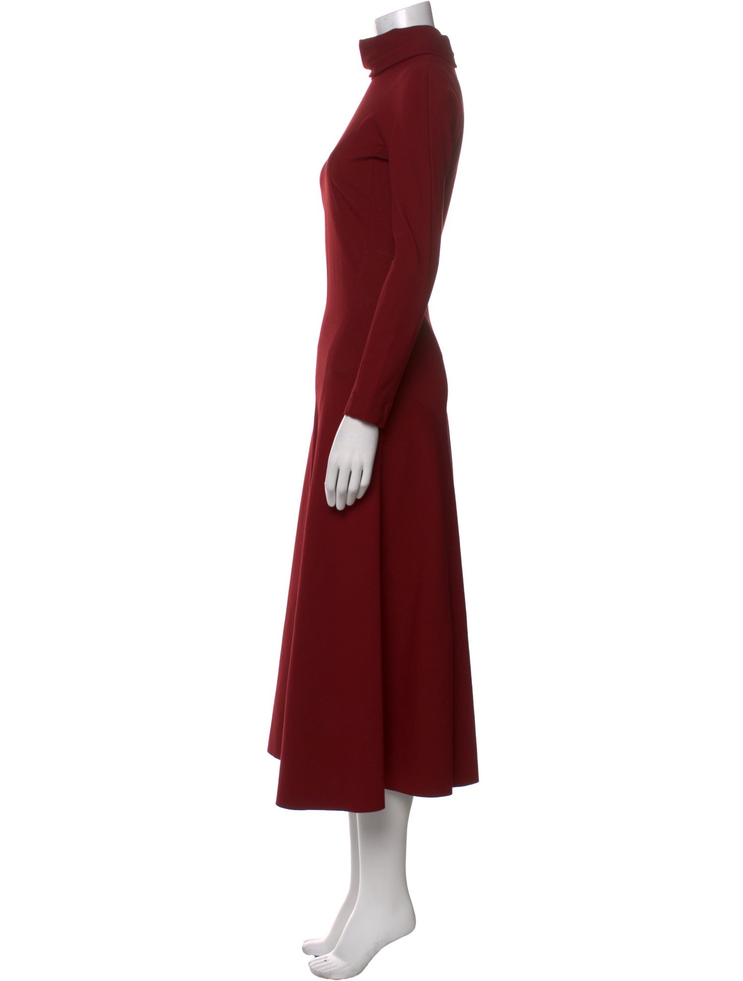 Victoria Beckham Turtleneck Long Dress