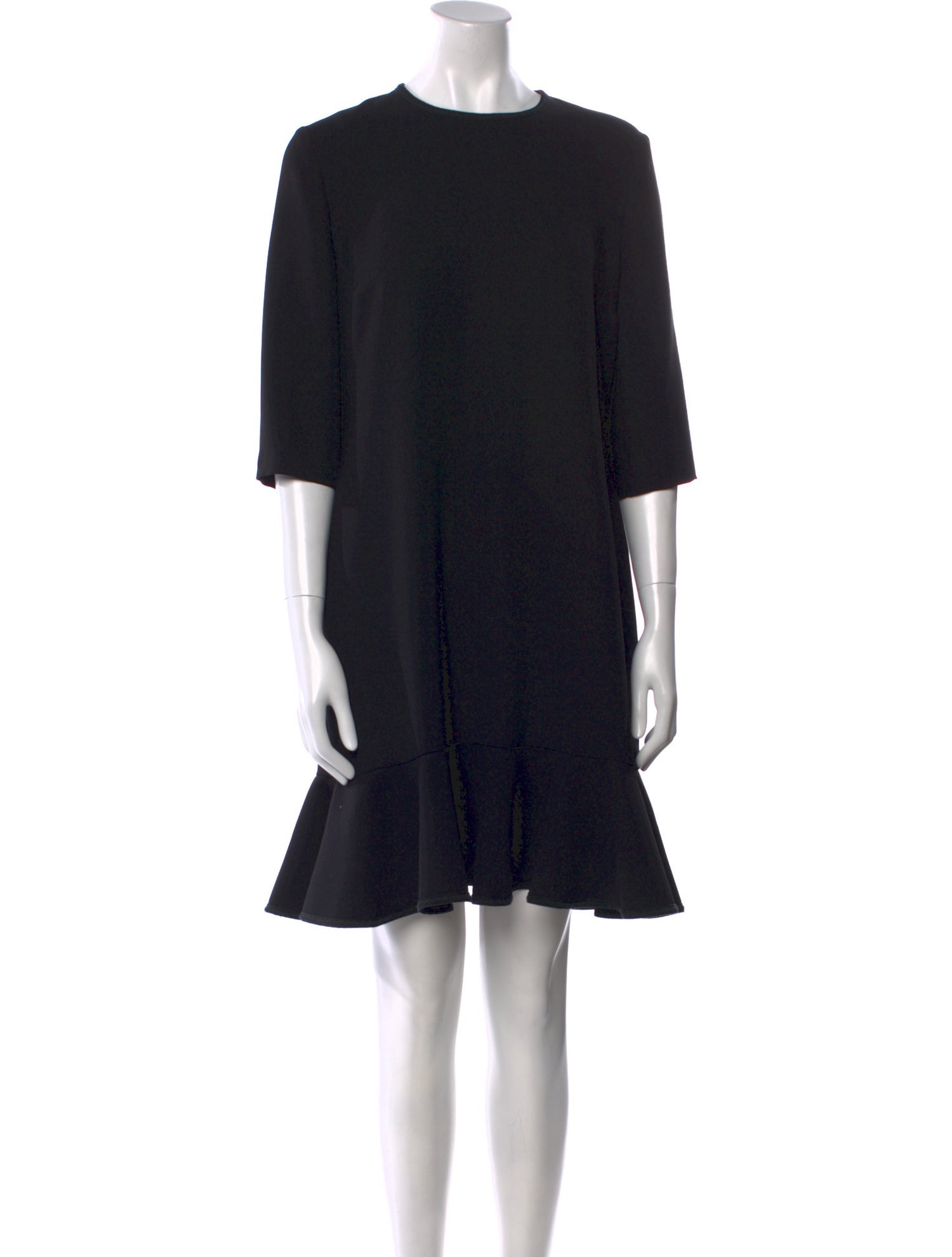 Victoria Beckham Crew Neck Mini Dress