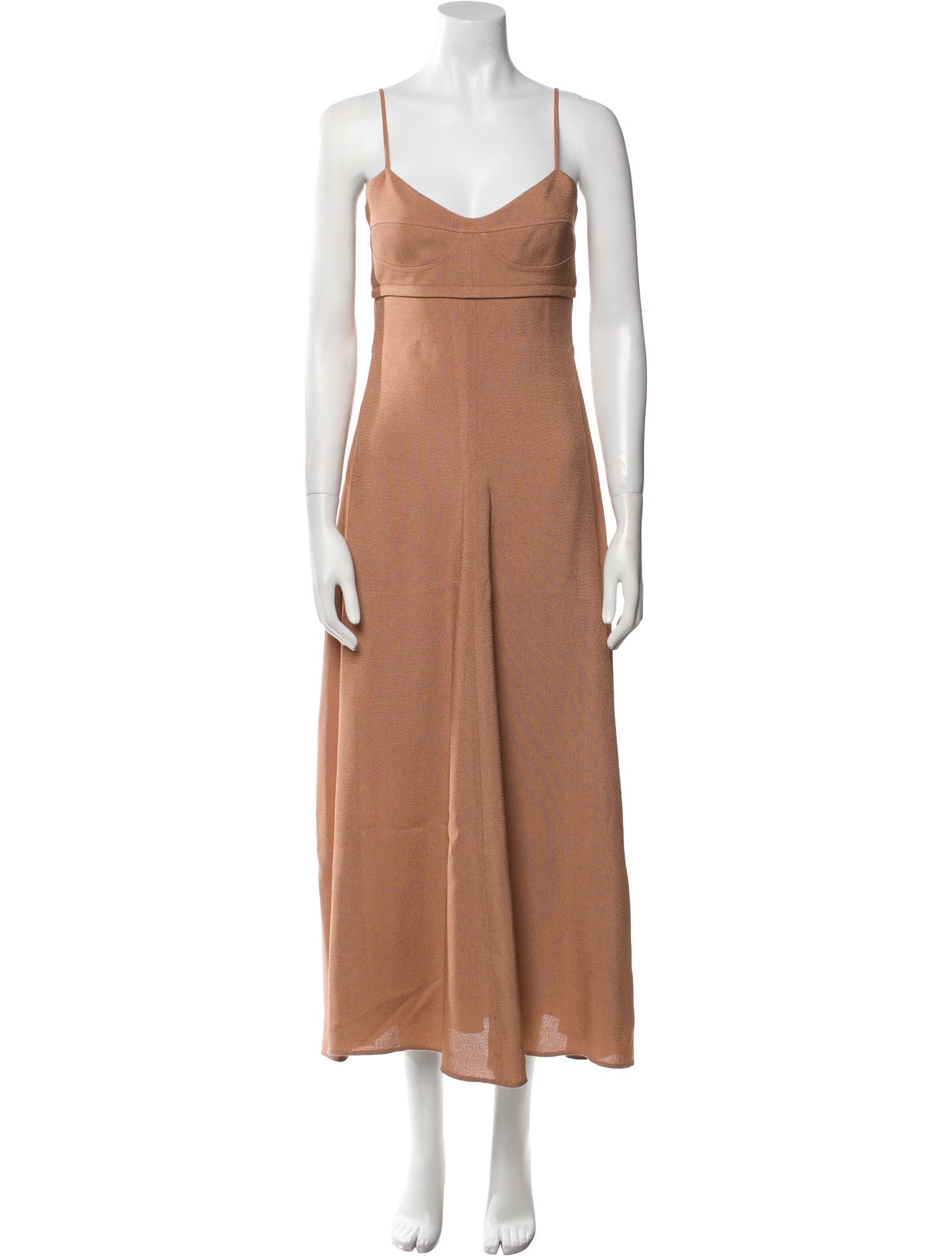 Victoria Beckham V-Neck Long Dress