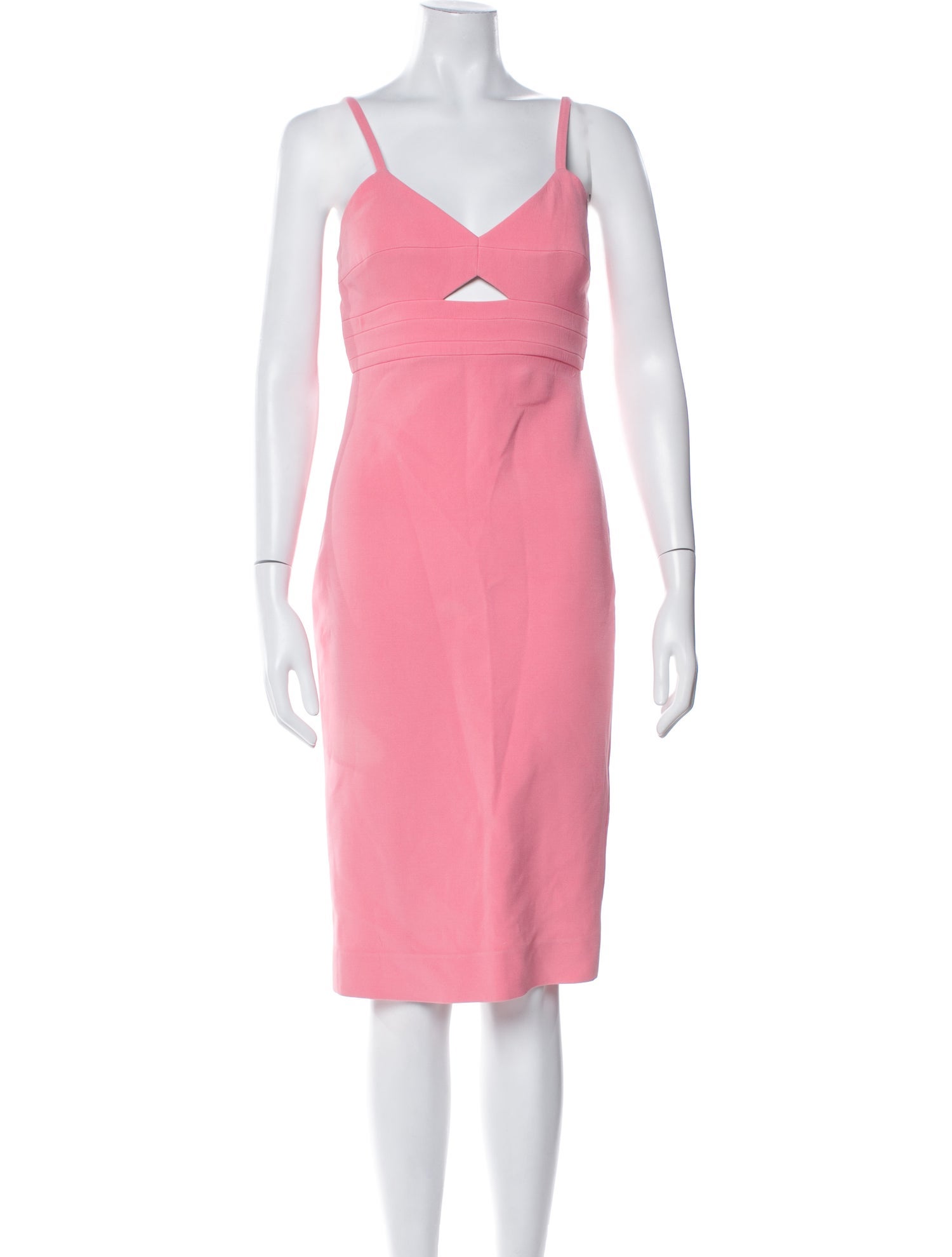 Victoria Beckham Wool Midi Length Dress