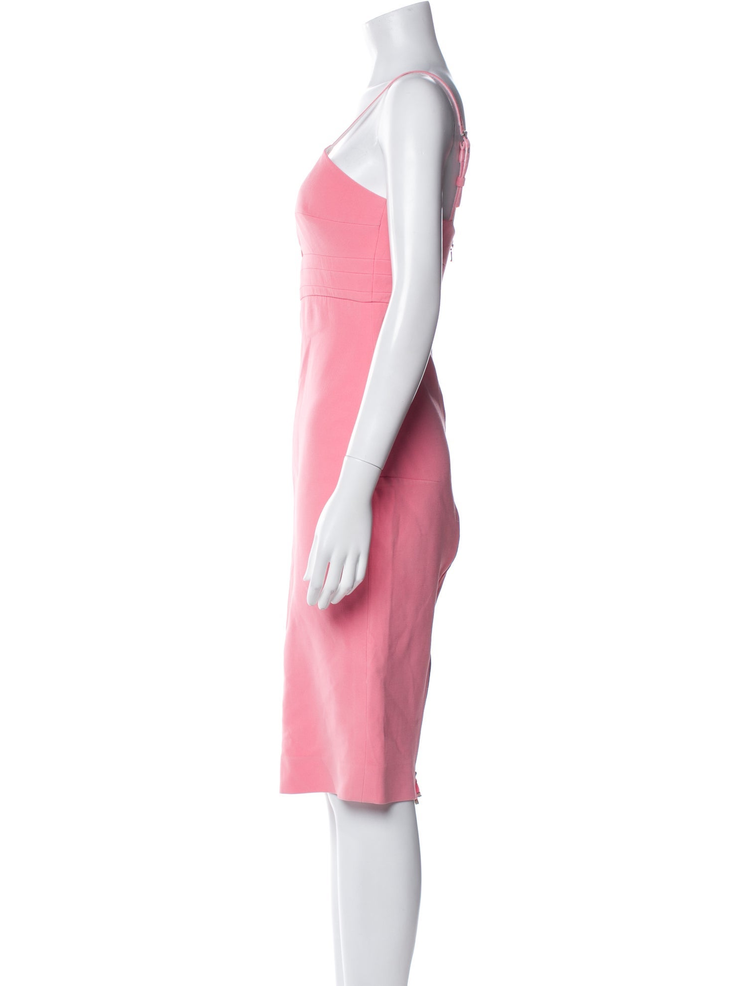 Victoria Beckham Wool Midi Length Dress