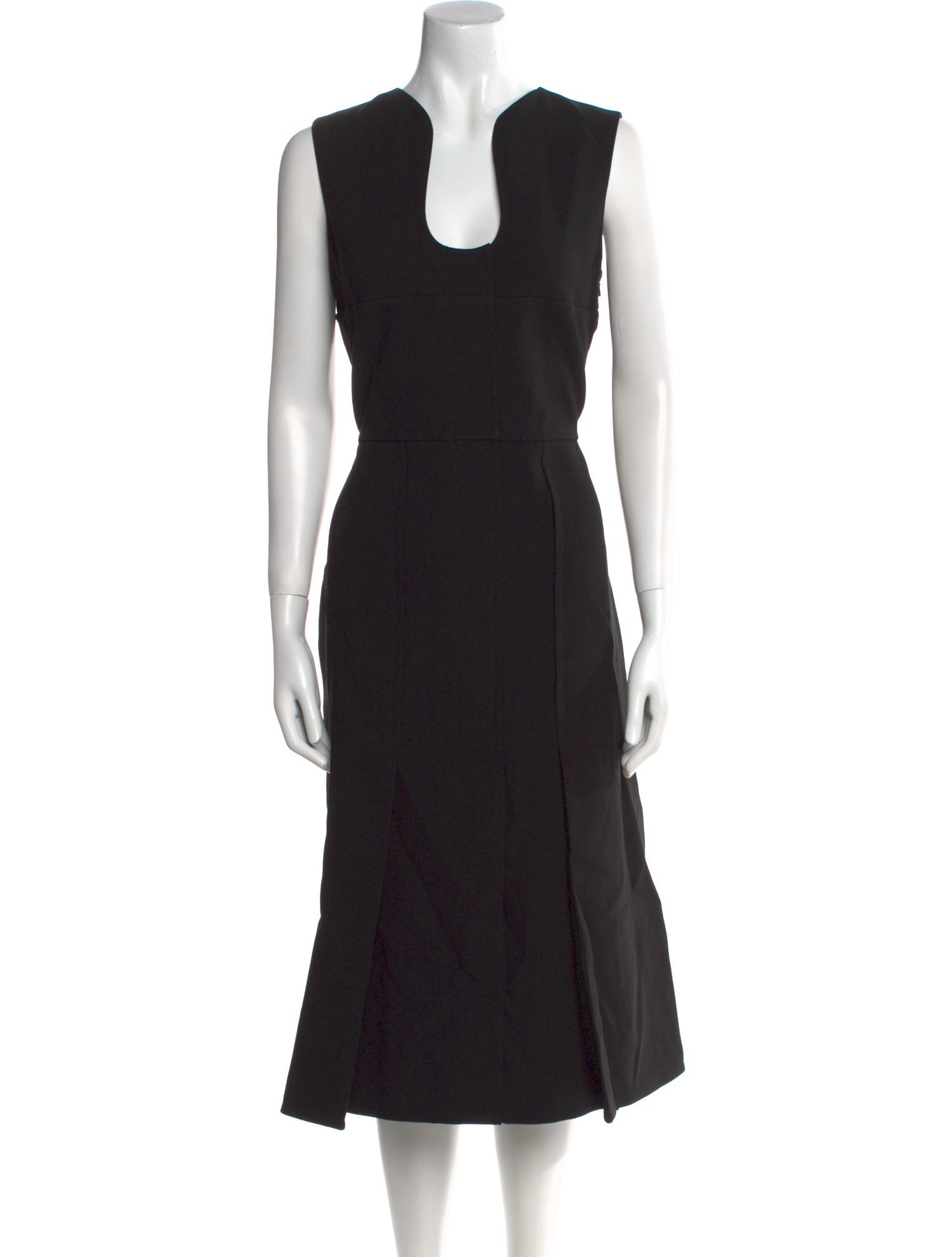 Victoria Beckham Square Neckline Midi Length Dress w/ Tags