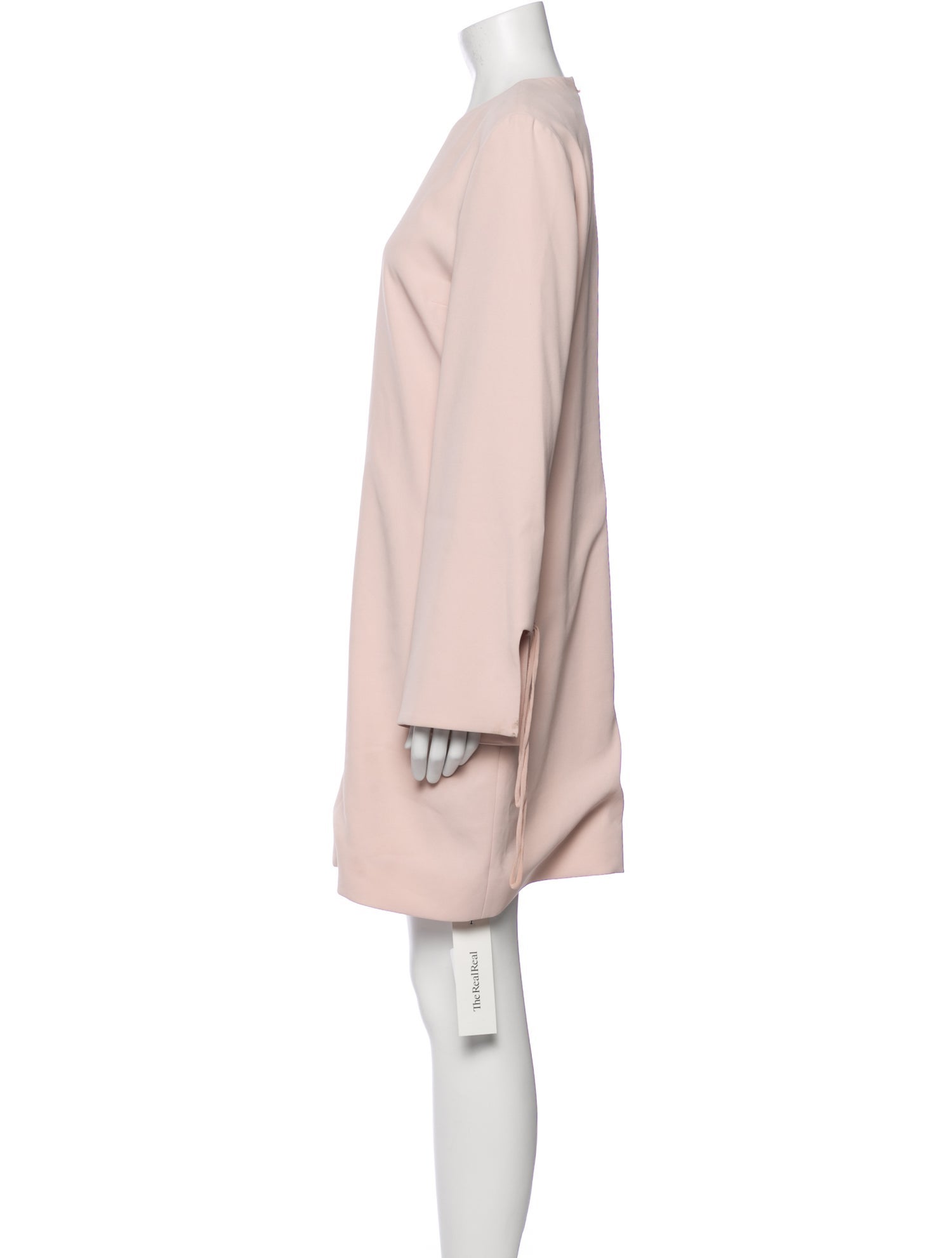 Victoria Beckham Crew Neck Mini Dress