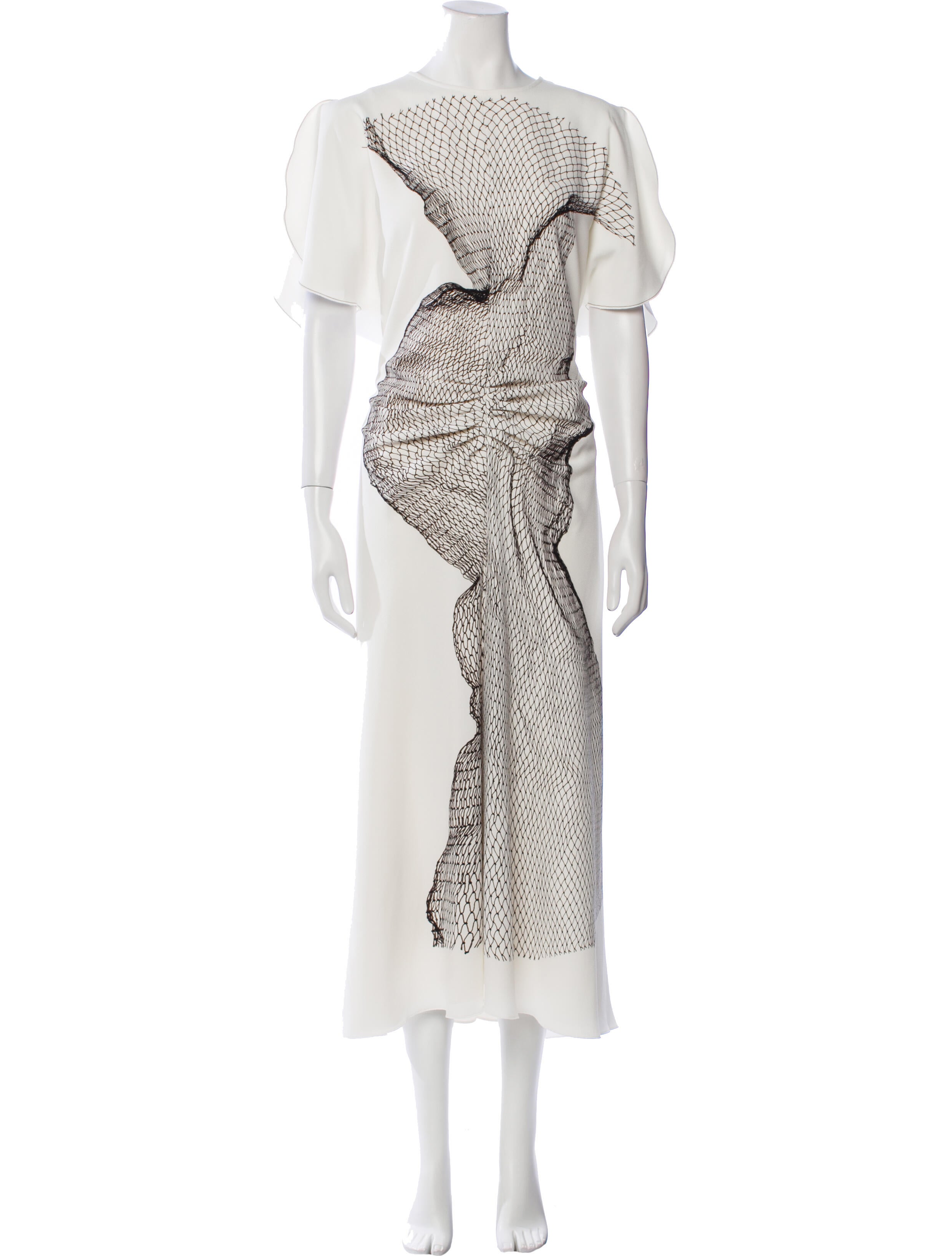 Victoria Beckham Printed Long Dress w/ Tags