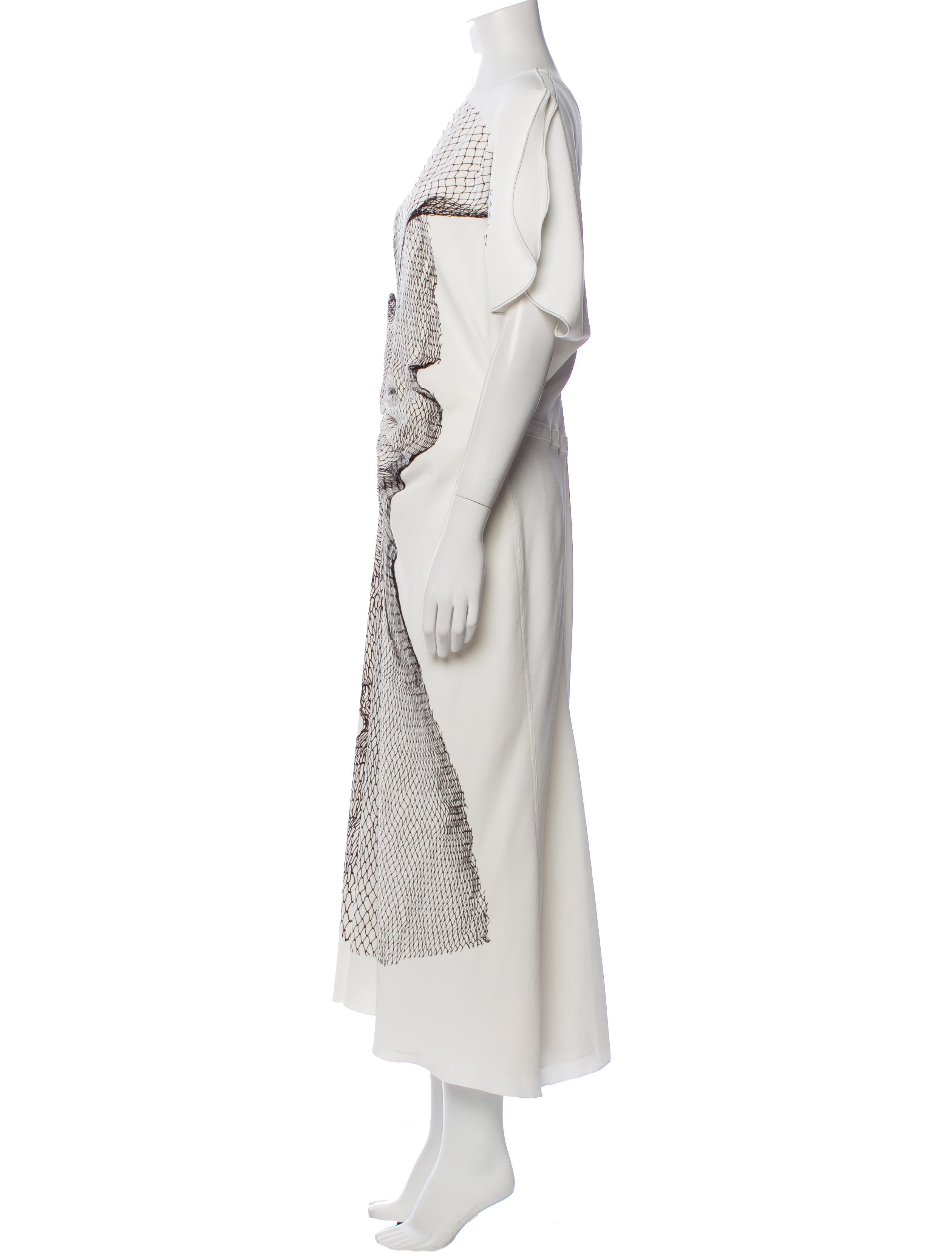 Victoria Beckham Printed Long Dress w/ Tags