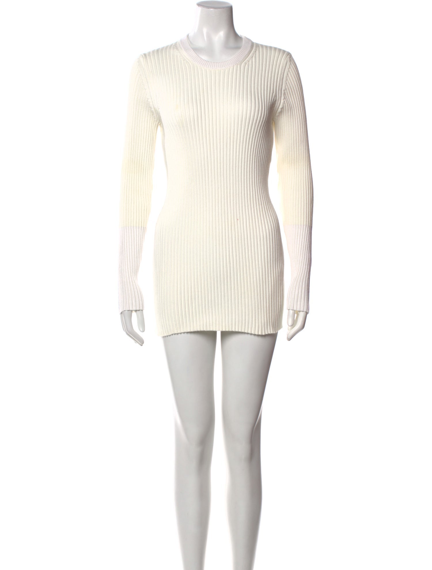 Victoria Beckham Crew Neck Mini Dress