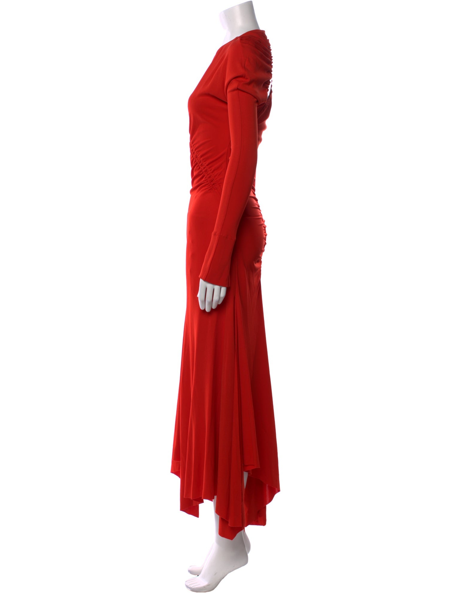 Victoria Beckham V-Neck Long Dress