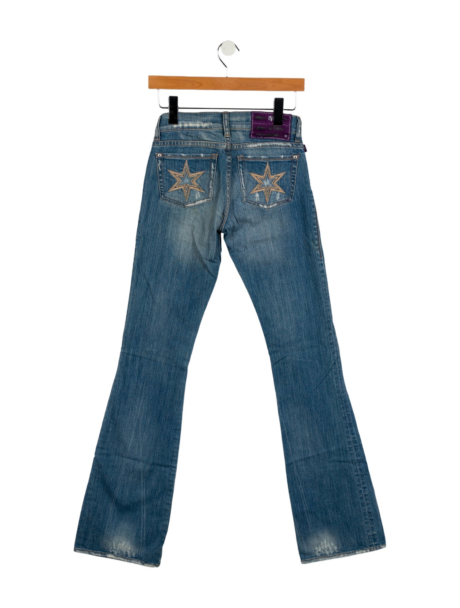 Victoria Beckham Low-Rise Straight Leg Jeans