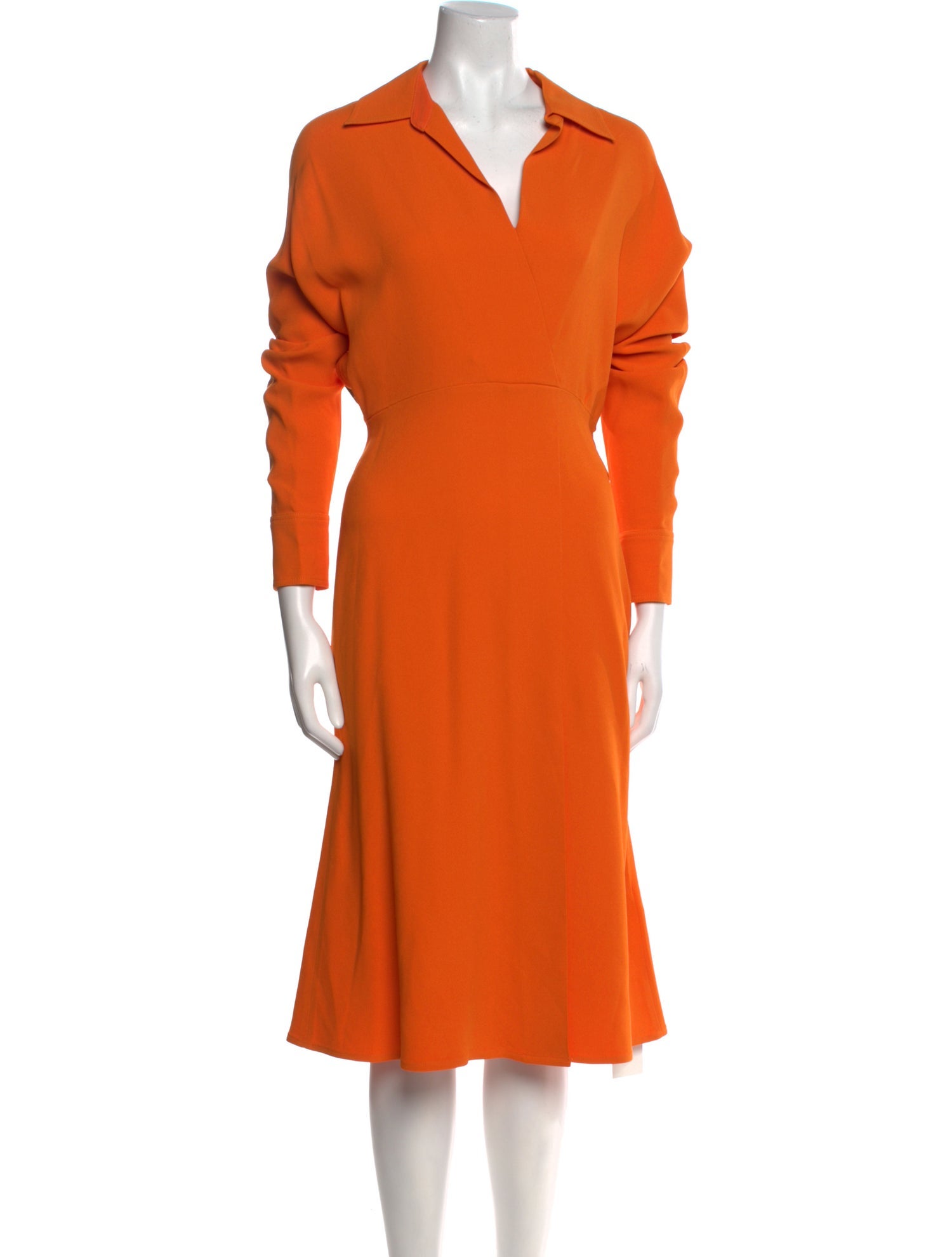 Victoria Beckham V-Neck Midi Length Dress w/ Tags