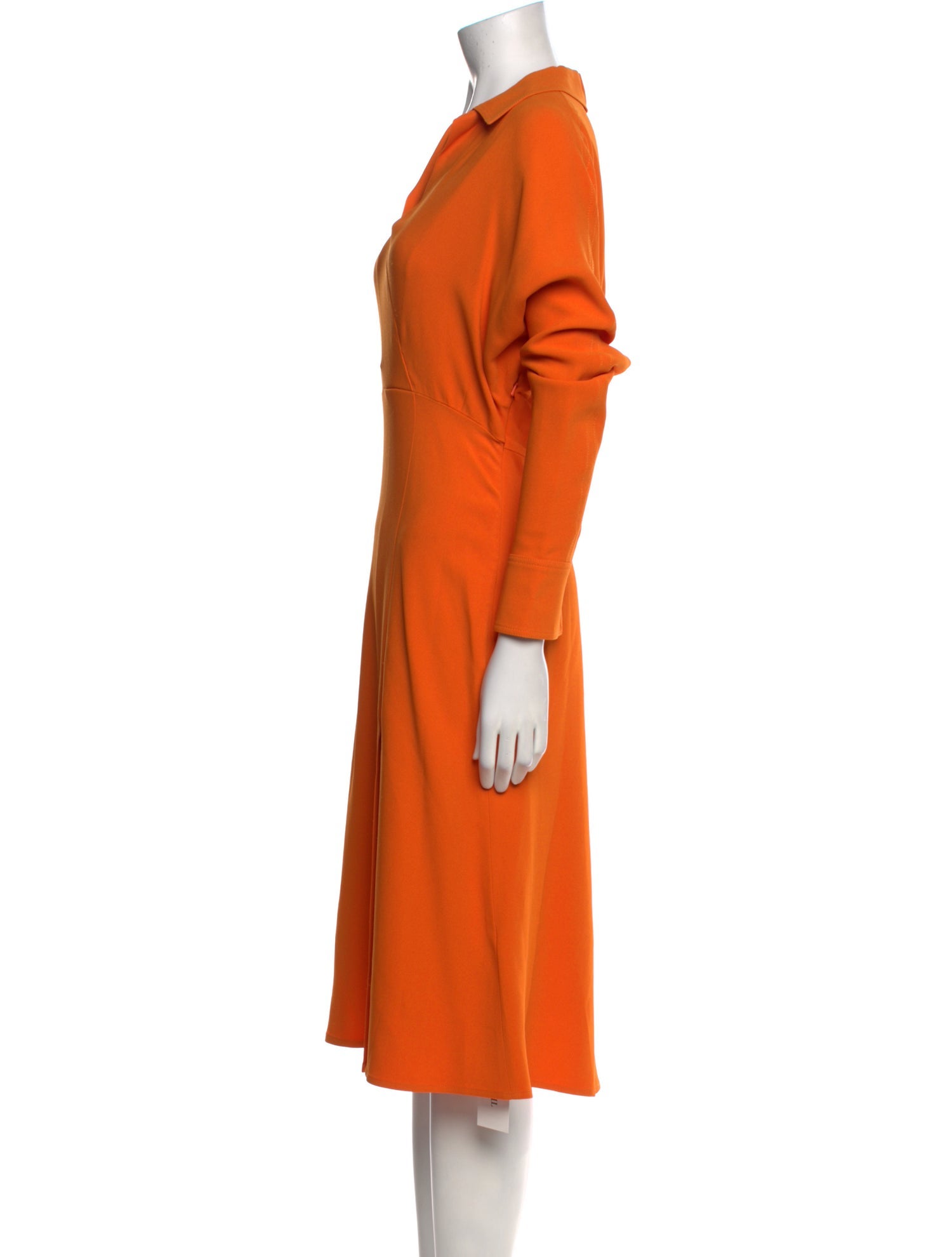 Victoria Beckham V-Neck Midi Length Dress w/ Tags