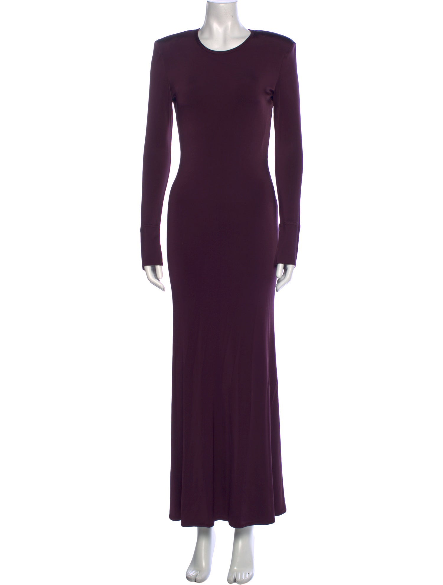 Victoria Beckham Crew Neck Long Dress