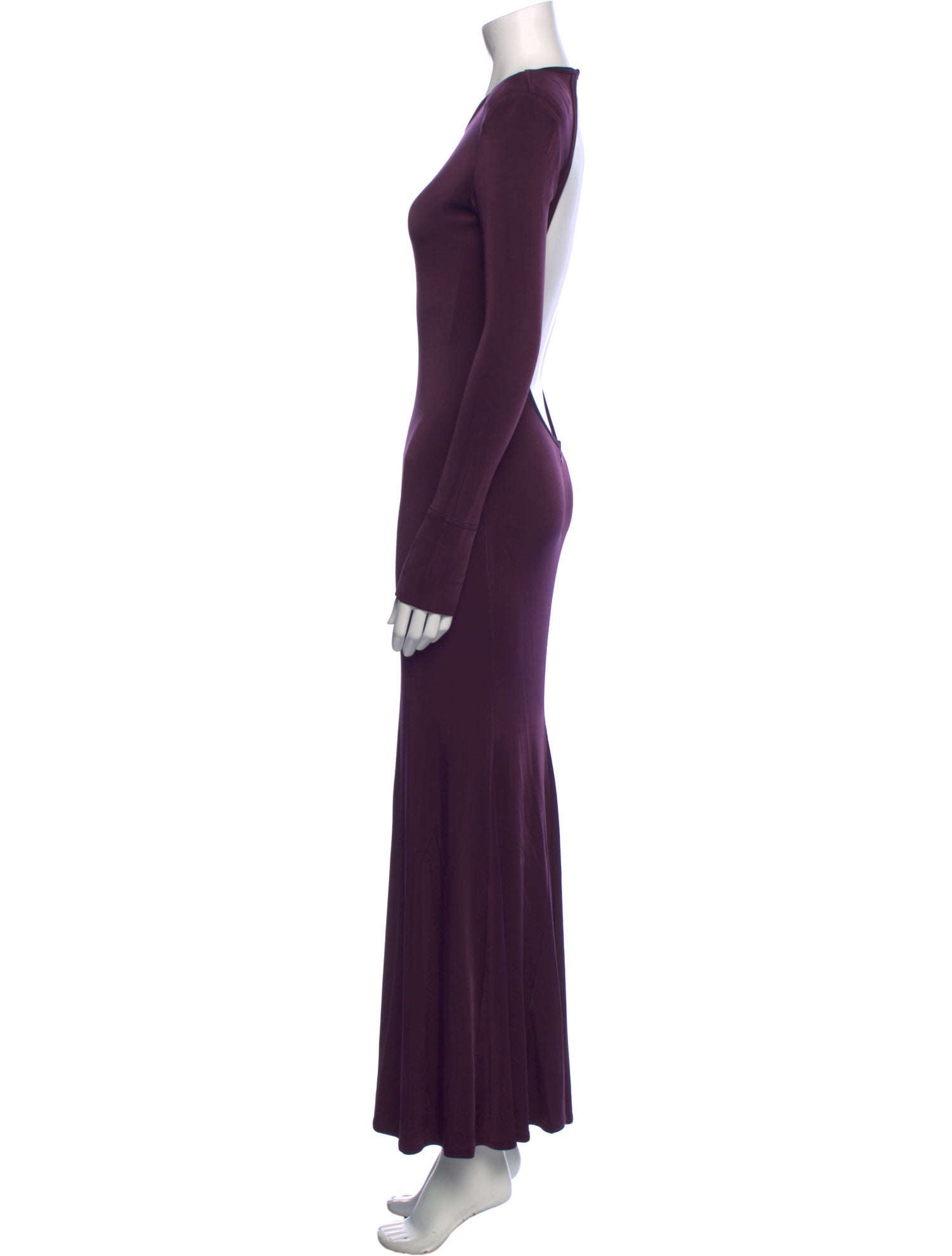 Victoria Beckham Crew Neck Long Dress