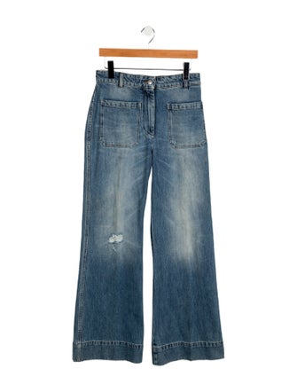 Victoria Beckham High-Rise Wide Leg Jeans