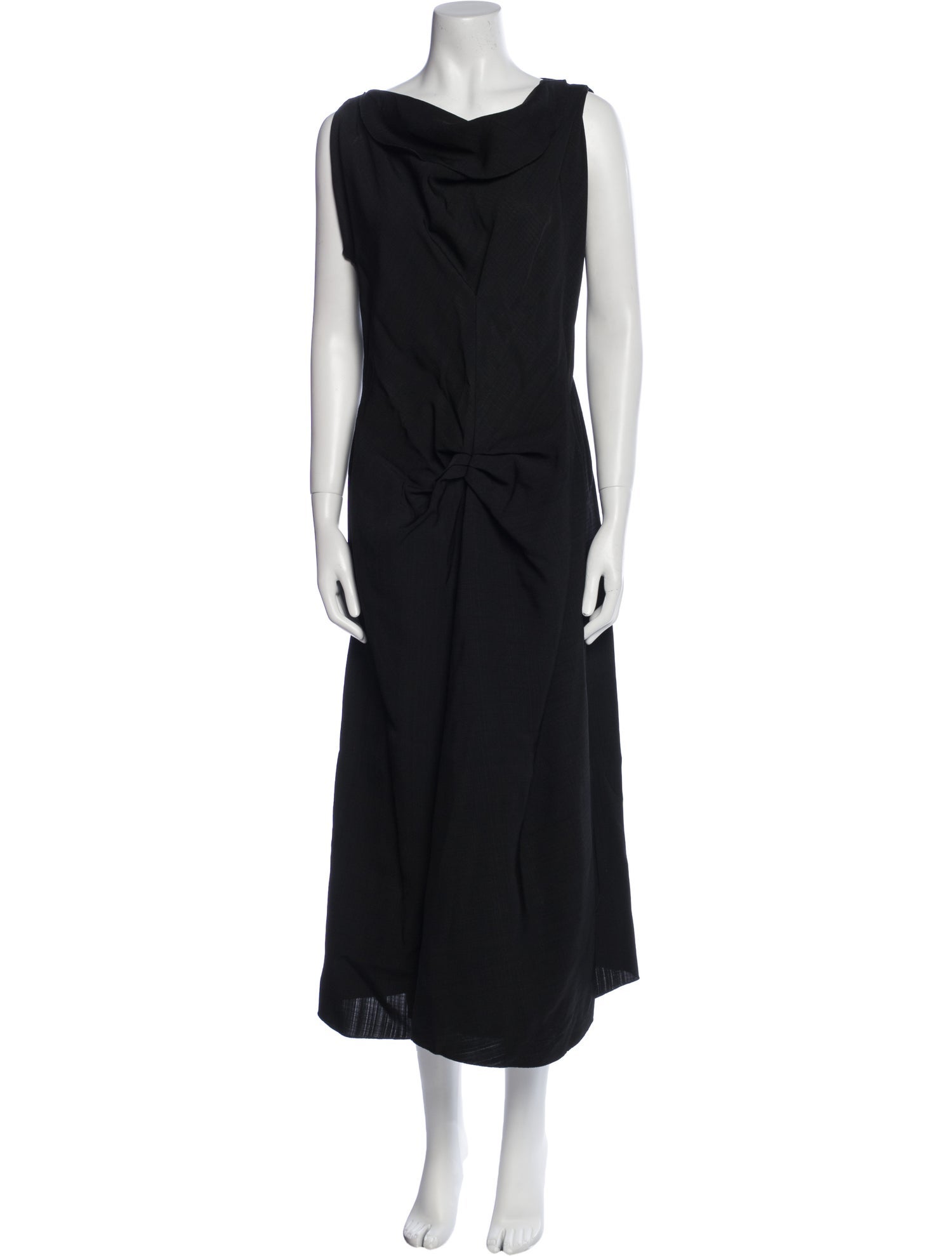 Victoria Beckham Cowl Neck Long Dress