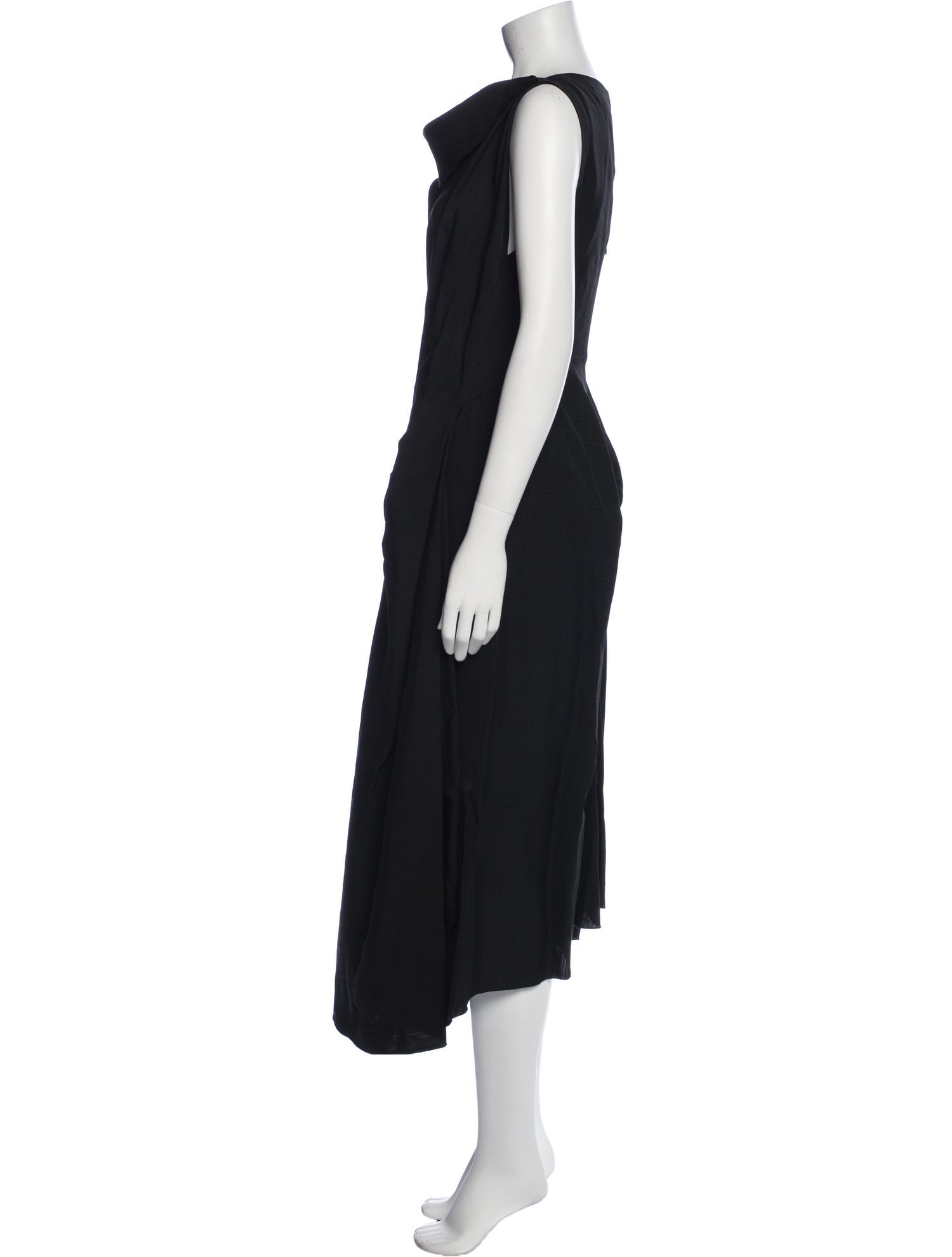 Victoria Beckham Cowl Neck Long Dress