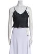 Victoria Beckham V-Neck Sleeveless Crop Top