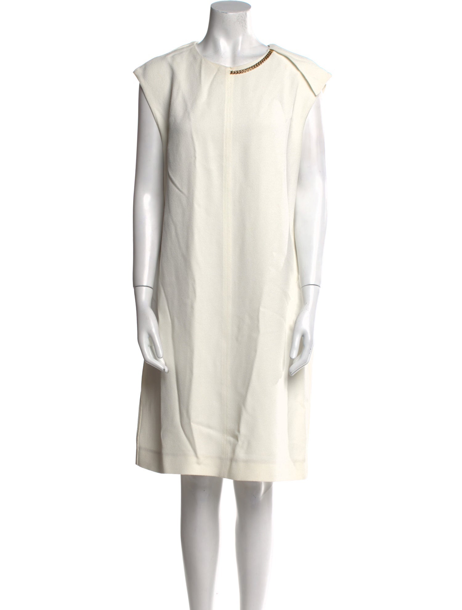 Victoria Beckham Crew Neck Knee-Length Dress