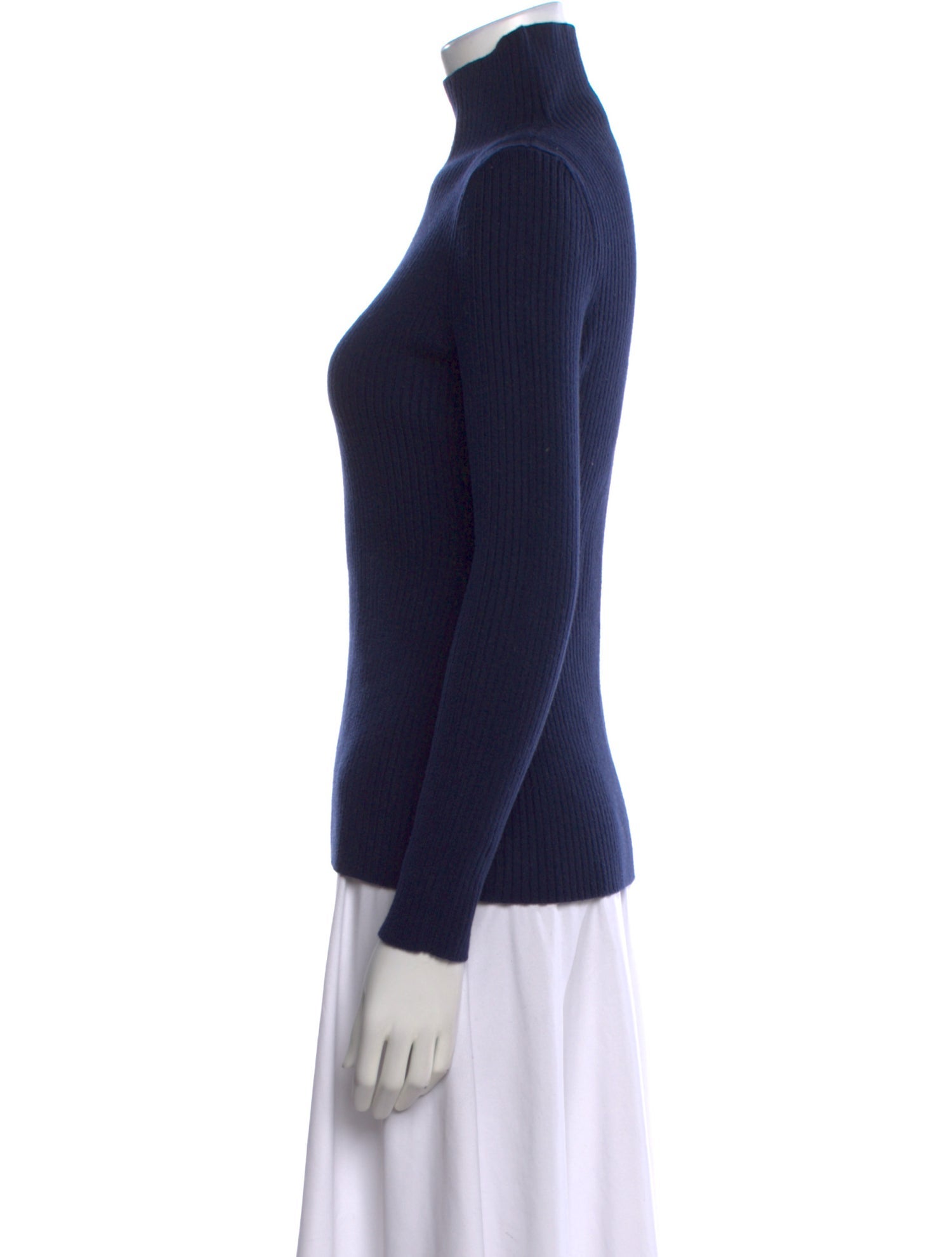 Victoria Beckham Virgin Wool Turtleneck Sweater