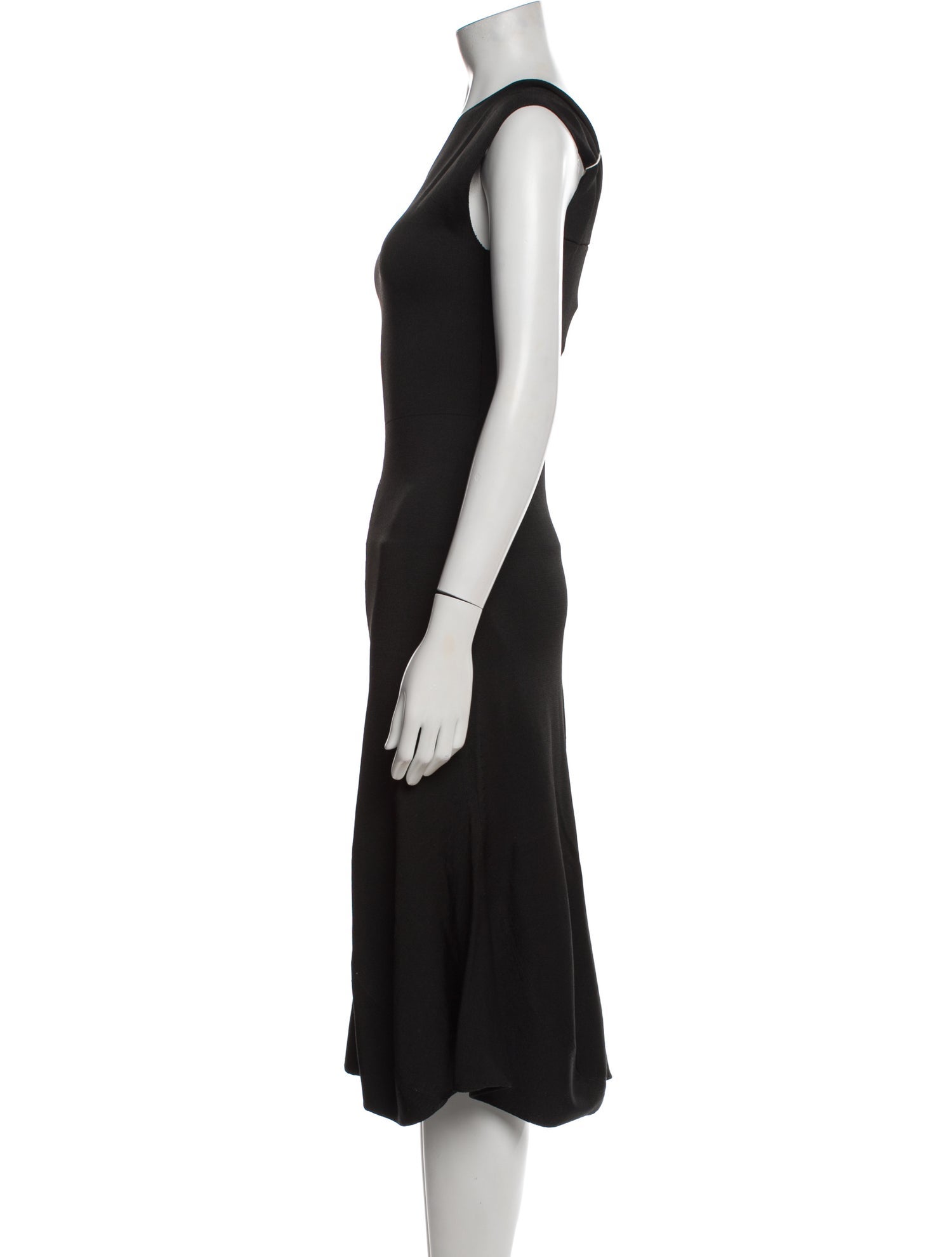 Victoria Beckham V-Neck Midi Length Dress w/ Tags