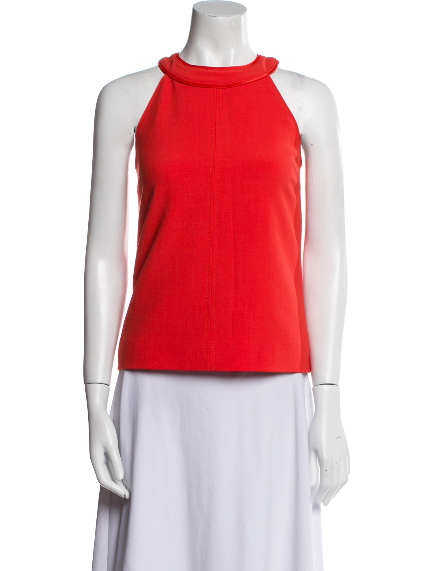 Victoria Beckham Crew Neck Sleeveless Top
