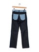Victoria Beckham Mid-Rise Straight Leg Jeans