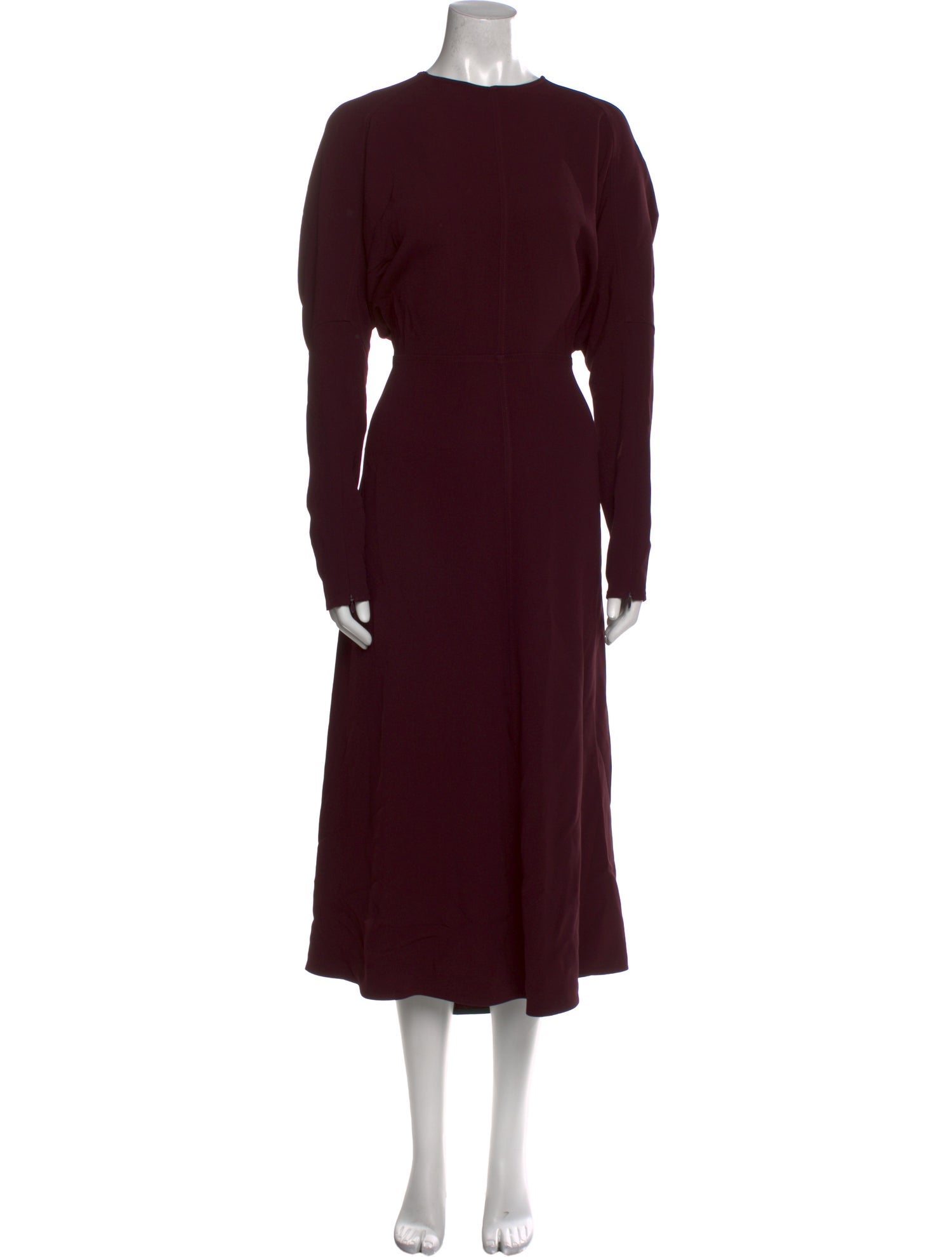 Victoria Beckham Crew Neck Long Dress