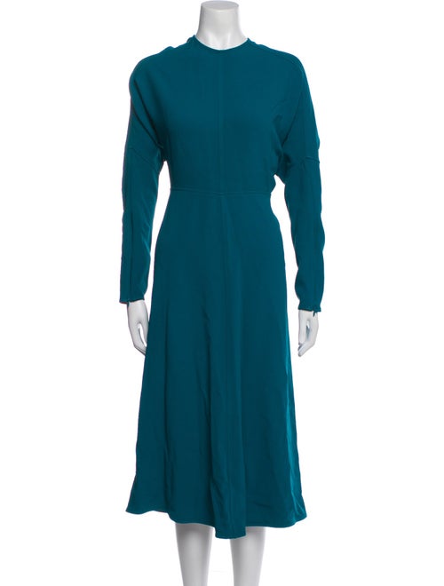 Victoria Beckham Crew Neck Long Dress