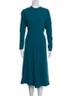 Victoria Beckham Crew Neck Long Dress