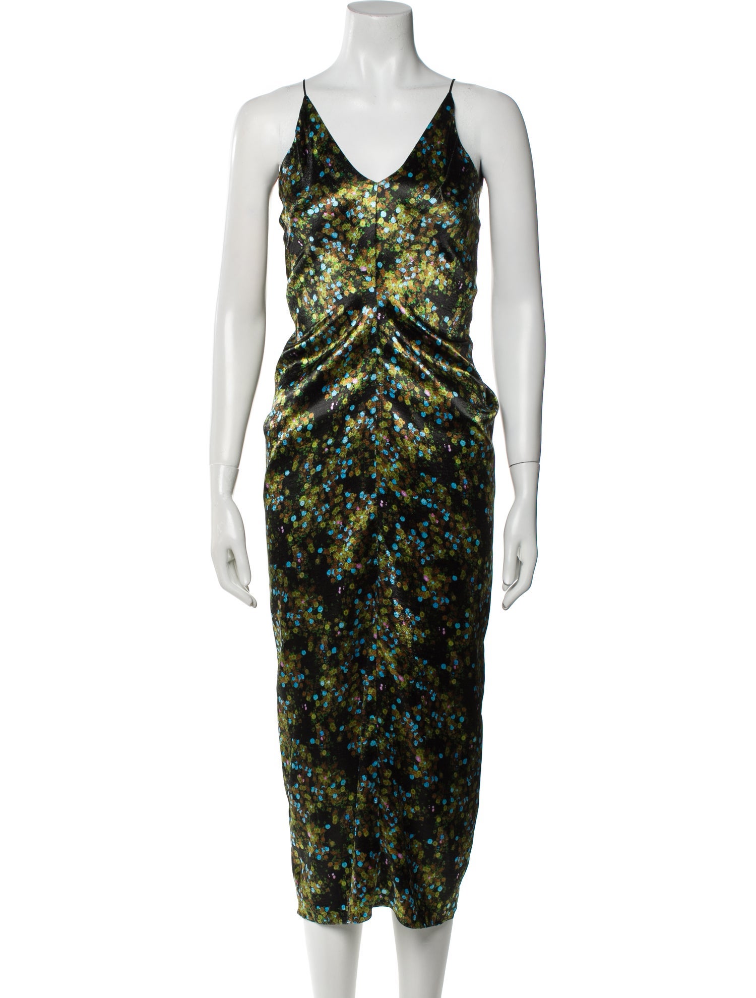 Victoria Beckham Printed Long Dress