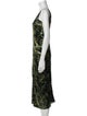 Victoria Beckham Printed Long Dress