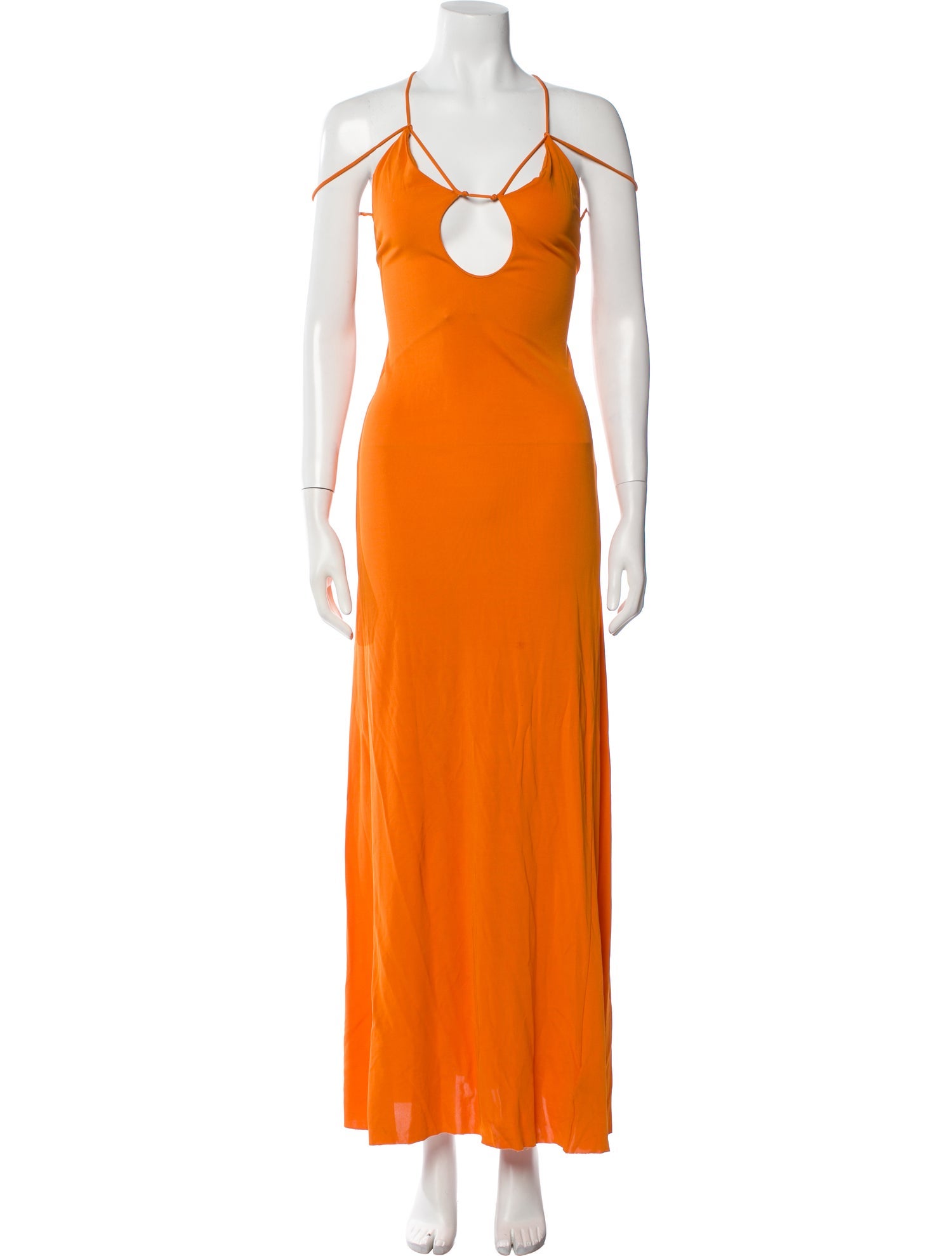 Victoria Beckham V-Neck Long Dress