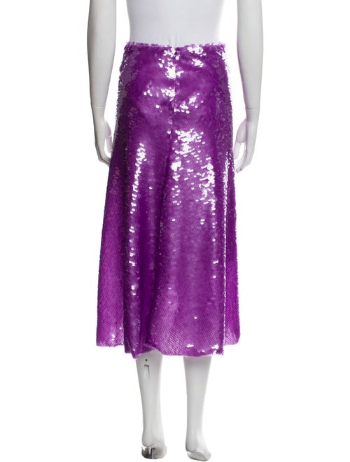 Victoria Beckham Sequin Embellishments Midi Length Skirt