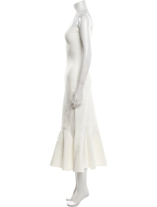 Victoria Beckham Square Neckline Midi Length Dress