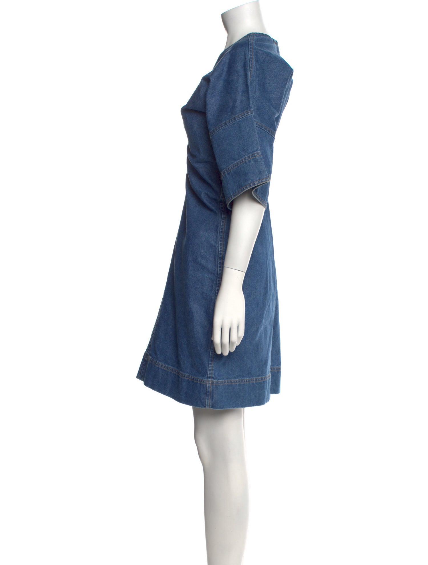 Victoria Beckham V-Neck Mini Dress