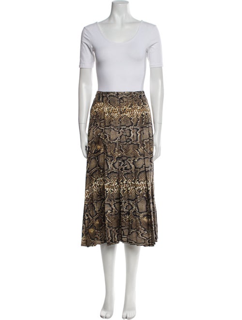 Victoria Beckham Silk Animal Print Set