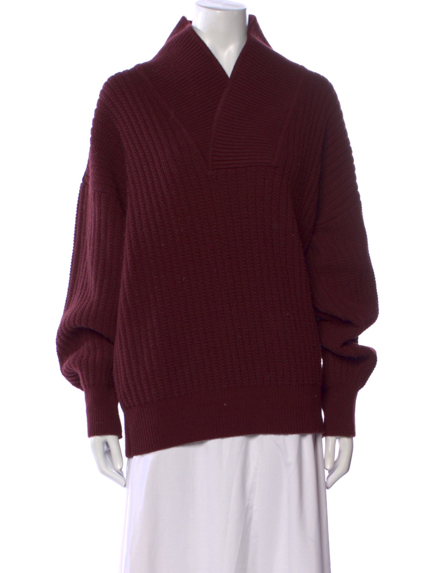 Victoria Beckham Wool V-Neck Sweater