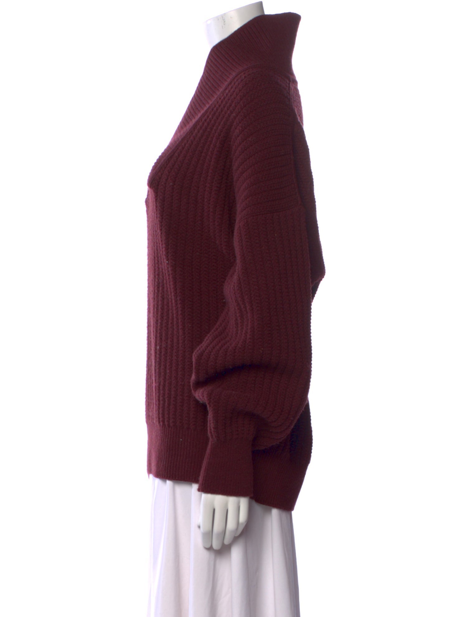 Victoria Beckham Wool V-Neck Sweater