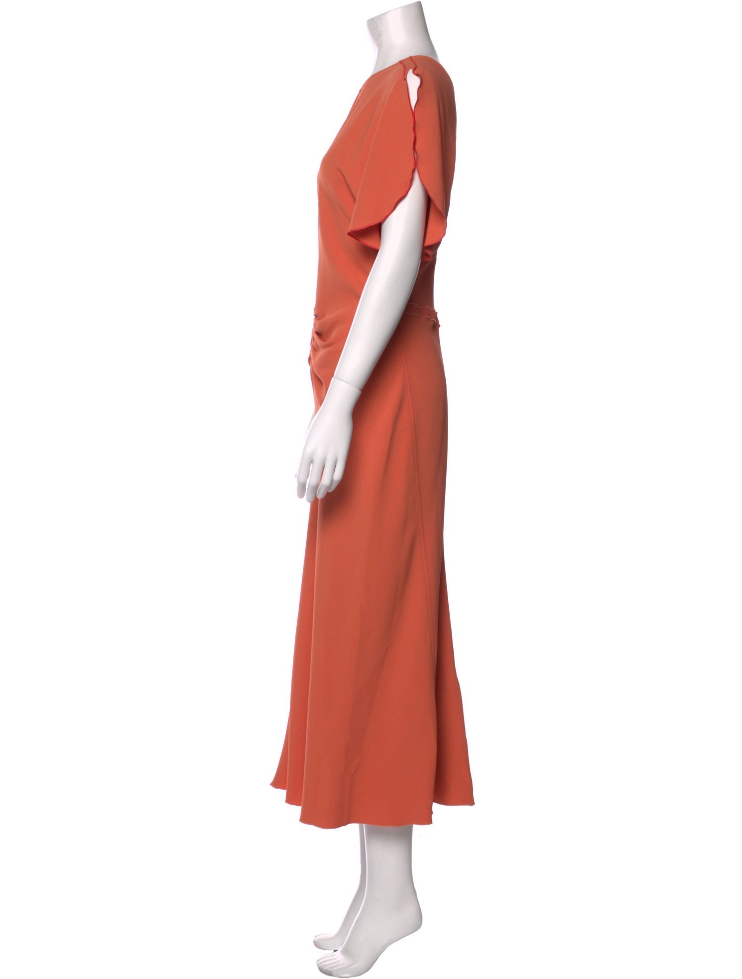 Victoria Beckham Crew Neck Long Dress